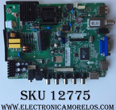 MAIN / FUENTE / SANYO B13106118 / TP.MS3393.T.P68 / 3MS3393X-1 / 02-SHY39B-CYS0 / MODELO DP24E14 P24E14-00	