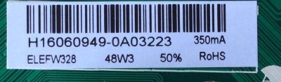 MAIN / FUENTE / ELEMENT H16060949 / TP.MS3393T.PB758 / 20EB / MODELO ELEFW328	 - Imagen 2