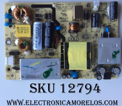 FUENTE DE PODER ELEMENT / NUMERO DE PARTE TFTD213174 / CVB32005 / CVB32005AB59 / 1.93.07.00417 / 140705 / MODELO ELEFS321 F1300	