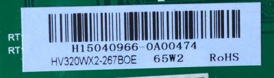 MAIN / FUENTE / (COMBO) / SCEPTRE H15040966 / TP.MS3393.P712 / MODEL E32 E325GD-MQR8BC / PANEL HV320WX2-267	 - Imagen 2