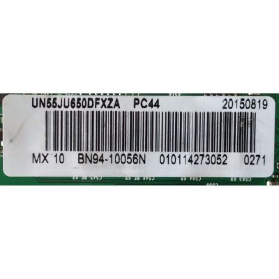 MAIN PARA TV SAMSUNG NUMERO DE PARTE BN94-10056N / BN97-10062C / BN41-02344D / SUSTITUTA  / BN94-09019T / BN94-09283Y / BN94-09402E / BN94-10520F / MODELO UN55JU650DFXZA TH01 / UN55JU650DFXZA ES04 / UN55JU650DFXZA E04 / PANEL CY-GJ055HGLV1H-GW34 - Imagen 2