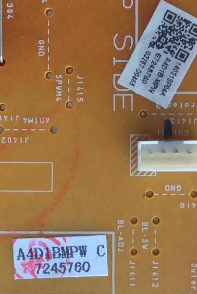 FUENTE DE PODER / PHILIPS A4D1BMPW-001 / A4D1BMPW / BA4GU5F0102 1 / A4D17MPW / A4DU1MPW / A4D1E-MPW / A4D1EMPW C / A4D1FMPW C / A4D1F-MPW / A4DUEMPW C / A4DUE-MPW / MODELO MODELO 49PFL4609/F7 DS1 / PANEL U4D10XH	 - Imagen 2