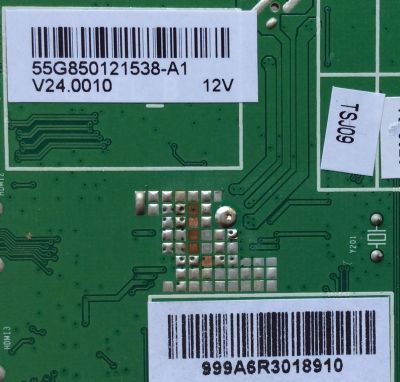 MAIN / RCA 999A6R / JUC7.820.00121165 / 55G850121538-A1 / HLS43C / PANEL C550F16-E5-H(G80) / MODELO LED55E45RH - Imagen 2