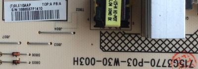 FUENTE DE PODER / VIZIO ADTV9LE1GAAP / 9LE1GAAP / 715G3770-P01-W30-003H / 715G3770-P03-W30-003H / MODELO E320VA LTKNHXAL / PANEL LC320WUE-SCA1	 - Imagen 2