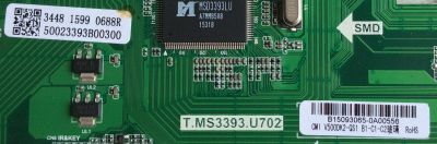 MAIN / HAIER 50023393B00300 / B15093065 / T.MS3393.U702 / MODELO 50EU5550 / PANEL V500DK2-QS1	 - Imagen 2