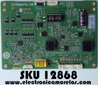 LED DRIVER / LG 6917L-0114A / 114A / KLS-E470DRGHF12 / MODELO 47WS50MS-BL.AUSOLJM	