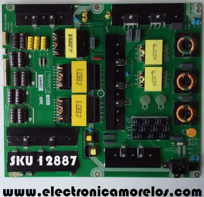 FUENTE DE PODER / SHARP 196114 / HLP-5065WL / RSAG7.820.6745/ROH / MODELO LC-70N7100U