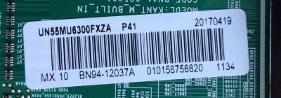 MAIN / SAMSUNG BN94-12037A / BN97-12961A / BN41-02568A / PANEL CY-GK055HGLV6H / DISPLAY BN96-39045A / LSF550FN08-L15 / MODELO UN55MU6300FXZA FA01 - Imagen 2