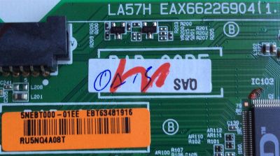 MAIN / LG EBT63481916 / EAX66226904 (1.0) / MODELO 49LF5500-UA BUSYLJR / PANEL LC490DUE-(MG)(A6) - Imagen 2