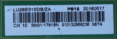 MAIN DIGITAL / BN91-17819N / BN41-02352B / BN68-01570A-00 / MODELO LU28E510DS/ZA / PANEL  - Imagen 2