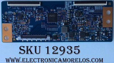 T-CON / LG 55.55T16.C07 / T550HVN08.1 CTRL BD / MODELO 55LF6300-UA BUSDLJR