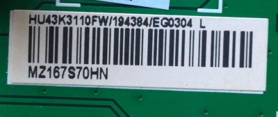 MAIN / FUENTE (COMBO) / HISENSE 194384 / RSAG7.820.6834/ROH / 194384/EG0304 / HU43K3110FW / MODELO 43H5C - Imagen 2
