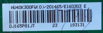 MAIN / SHARP 201465 / RSAG7.820.6841/ROH / 201465/E160303 / MODELO LC-40N5000U / PANEL HD400DF-E34	 - Imagen 2