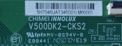T-CON / HAIER 5H7046UAT / V500DK2-CKS2 / V500DK2-QS1 / MODELO 50EU5550 / PANEL V500DK2-QS1	 - Imagen 2