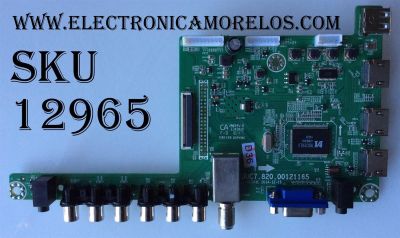 MAIN / HITACHI 999V6C / JUC7.820.00121165 / HLS43C / MODELO LE55A6R9A / PANEL C550F15-E6-H(G80)