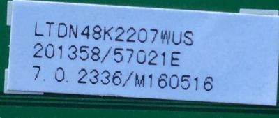 MAIN / HISENSE 184120 / RSAG7.820.6400/ROH / 201358 / LTDN48K2207WUS / MODELO 48H4C/ PANEL HD480DF-E32(010)\S4\GM\ROH - Imagen 2