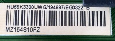 MAIN PARA TV HISENSE / NUMERO DE PARTE 194887 / HU55K330UWG / RSAG7.820.6591/ROH / PANEL  HD550DU-B52\LD\S2\GM\ROH / MODELO 55H8C - Imagen 2