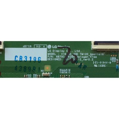 T-CON / LG 6871L-4389B / 4389B / 6870C-0628A / MODELO 60UH6550-UB.BUSWLJR	/PANEL LC600EGE (FJ)(M1) - Imagen 2