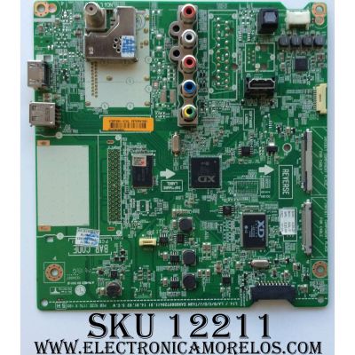 MAIN PARA TV LG / NUMERO DE PARTE EBT62841545 / EAX65607204 / EBR77616642 / EAX65607204(1.0) / PANEL HC600DUF-VHHS2-11XX / MODELO 60LB5900-UV / 60LB5900-UV.BUSMLJR