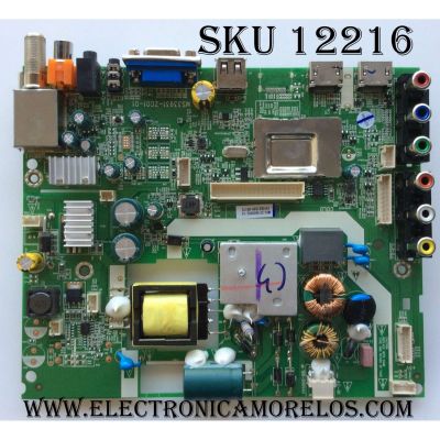 MAIN / FUENTE / HAIER 1010027520-00175 / MS33931-ZC01-01 / MODELO 24E3000 / PANEL V236BJ1-PO3	