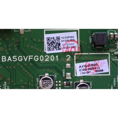 MAIN / SANYO AYGVHUH / BA5GVFG0201 2 / AYGVH-MMA / MODELO FW43D25F B / PANEL U4DV3XH	 - Imagen 2
