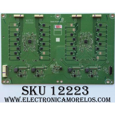 LED DRIVER / PHILIPS A61RAMCV / BA61R2G0204 1 / BA61R2G02041 / PANEL U6DROXH / MODELO 55PFL6921/F7 