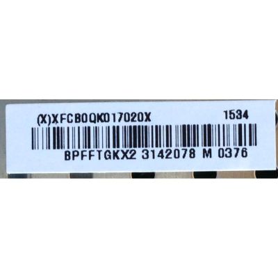 MAIN / HAIER 756TXFCB0QK0170 / XFCB0QK017 / (X)XFCB0QK017010X / 756TXFCB0QK017000X / 715G7228-M01-000-004K / 756TXFCB0QK017000X / BPFFTGKX2 / MODELO 43E4500RA / PANEL TPT430H3-DUYSHA.G REV:S1P - Imagen 2