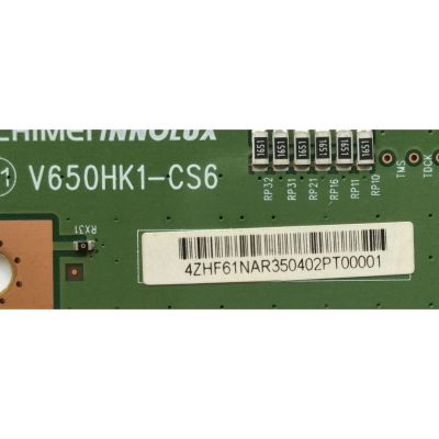 T-CON / SANYO 4Z.HF61.NAR / V650HK1-CS6 / 4ZHF61NAR / MODELO FW65D25T / PANEL V650HP1-PS6 REV.C1	 - Imagen 2