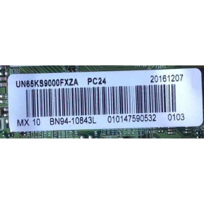 MAIN / SAMSUNG BN94-10843L / BN97-10626G / BN41-02504A / MODELO UN65KS9000FXZA AA02 / PANEL CY-QK065FLAV1H HW49	 - Imagen 2