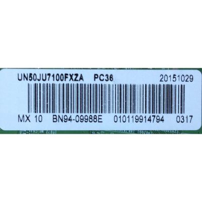 MAIN PARA TV SAMSUNG NUMERO DE PARTE BN94-09988E / BN97-10228A / BN41-02356C / MODELO UN50KU6300FXZA DD06 / PANEL CY-GJ050FLNV1H GW44	 - Imagen 2