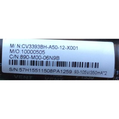 MAIN / FUENTE / ELEMENT 890-M00-06N9B / CV3393BH-A50 / CV3393BH-A50-12-X001 / MODELO ELEFT506  / PANEL T500HVN08.2 - Imagen 2