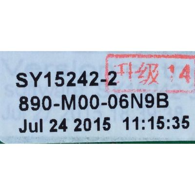 MAIN / FUENTE / ELEMENT 890-M00-06N9B / CV3393BH-A50 / CV3393BH-A50-12-X001 / MODELO ELEFT506  / PANEL T500HVN08.2 - Imagen 3