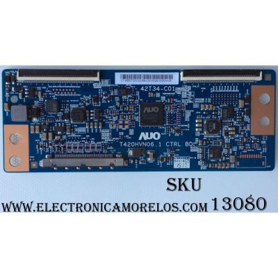 T-CON / ELEMENT 5550T20C03 / 55.50.T20.C03 / 42T34-C01 / T420HVN06.1 / MODELO ELEFT506 H5A2M / PANEL T500HVN08.2