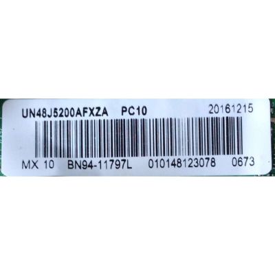 MAIN PARA TV SAMSUNG / NUMERO DE PARTE BN94-11797L / BN41-02307B / BN97-12660G / BN9411797L / PARTE SUSTITUTA BN94-09548B / MODELOS UN48J5200 / UN48J5200AFXZA PC10 / UN48J5200AFXZA TD01 - Imagen 2
