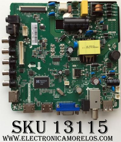 MAIN / FUENTE / ELEMENT H16050662 / 3200188017 / TP.MS3393T.PB758 / PANEL BOE1320WX1-01 / MODELO ELEFW328