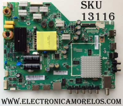 MAIN / FUENTE / VIZIO 75500W01A009 / A16110627 / TP.MT5580.PB75 / MODELO D43-D2 LWZ2ULDT / PANEL T430HVN01.0	