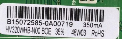 MAIN / FUENTE / HAIER B15072585 / TP.MS3393.PB812 / MODELO 32E2000 - Imagen 2