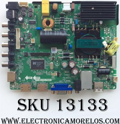 MAIN / FUENTE / ELEMENT 34012403 / TP.MS3393.PB851 / N14080119 / MODELO ELEFW408 H1401 / PANEL V400HJ6-PE1