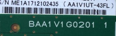 MAIN / FUNAI AA1V1UT-43FL / AA1V1UT / BAA1V1G0201 1 / PANEL UADVOXT  / MODELO 43PFL4902/F7 - Imagen 2