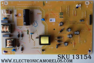 FUENTE DE PODER / FUNAI AA1V1021 / BAA1V1F0102 1 /  PANEL UADVOXT / MODELO 43PFL4902/F7 