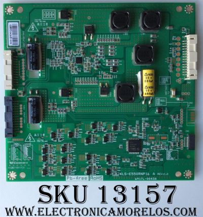 LED DRIVER ORIGINAL PARA TV VIZIO / NUMERO DE PARTE 6917L-0043A / KLS-E550RNP16 A / 0043A / PANEL LC550EUD (SD)(F1) / MODELO M3D550SR / M3D550SR LTLPKUAM