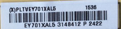 FUENTE DE PODER / BEST BUY PLTVEY701XAL5 / 715G6335-P02-003-003M / PANEL TPT500J1-HVN07.U REV:S600F / MODELO LC-50LB370U  - Imagen 2