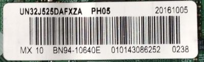 MAIN FUENTE (COMBO) PARA TV SAMSUNG / NUMERO DE PARTE BN94-10640E / BN41-02360B / BN97-11038A / BN9410640E / PANEL CY-JJ032BGLV7H / MODELO UN32J525 / UN32J525DAFXZA FA06 - Imagen 2