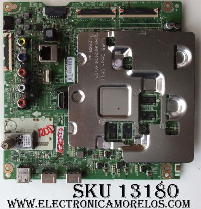 MAIN PARA TV LG / NUMERO DE PARTE EBT64533002 / EAX67146203 / EAX67146203(1.1) / 64533002 / PANEL NC490DGG AAFX3 / MODELO 49UJ6300-UA / 49UJ6300-UA.BUSYLOR