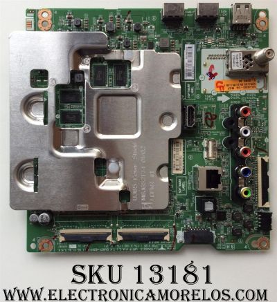 MAIN PARA TV LG / NUMERO DE PARTE EBT64426303 / EAX67146203 / 63876701 / EAX67146203(1.1) / PANEL NC550DGG AAFX / MODELO 55UJ6300-UA / 55UJ6300-UA.AUSYLOR