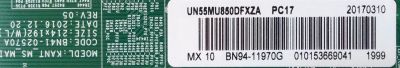 MAIN PARA TV SAMSUNG / NUMERO DE PARTE BN94-11970G / BN41-02570A / BN97-12864A / BN9411970G / PARTE SUSTITUTA BN94-12540G / PANEL CY-UM055FLLV3H / MODELO UN55MU850 / UN55MU850DFXZA FA01 - Imagen 2