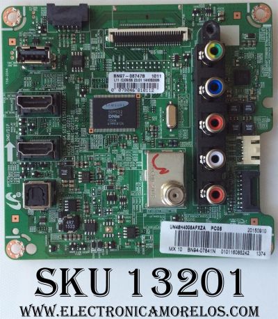 MAIN PARA TV SAMSUNG / NUMERO DE PARTE BN94-07841N / BN44-02215A / BN97-08747B / BN9407841N / PANEL CY-HH048AGLV2H / MODELO UN48H4005 / UN48H4005AFXZA US02