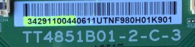 T-CON / INSIGNIA 34.29110.044 / 3429110044 / TT4851B01-2-C-3 / TT4851B01-2-C-4 / 34292200440611 / 34291100440821 / PANEL HD490K3F81-L1\S0\BBY\GM\ROH 218273 / MODELOS 4.90E+31 / 49FP110 / NS-49DR420NA18 / 49S305 TFAA / 49L510U18 / PLE-49S07FHD - Imagen 2
