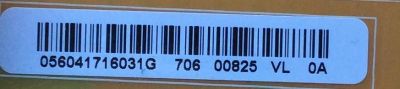 FUENTE DE PODER PARA TV VIZIO / NUMERO DE PARTE 056041716031G / 056.04171.6031G / 056.041716.031G / PB-3171-2W / PB-3171-2W REV:A / 825766 / 825768 / CTI600 / CCP3400 / MODELOS E55-E2 LWZQVIKT / E55-E2 LWZ2VIKT - Imagen 2