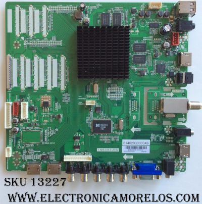 MAIN PARA TV POLAROID / NUMERO DE PARTE T.MS3393.U702 / LSC550FN01 / B14100046 / PANEL LSC550FN01 / MODELO DE550M3N4AU-YA4